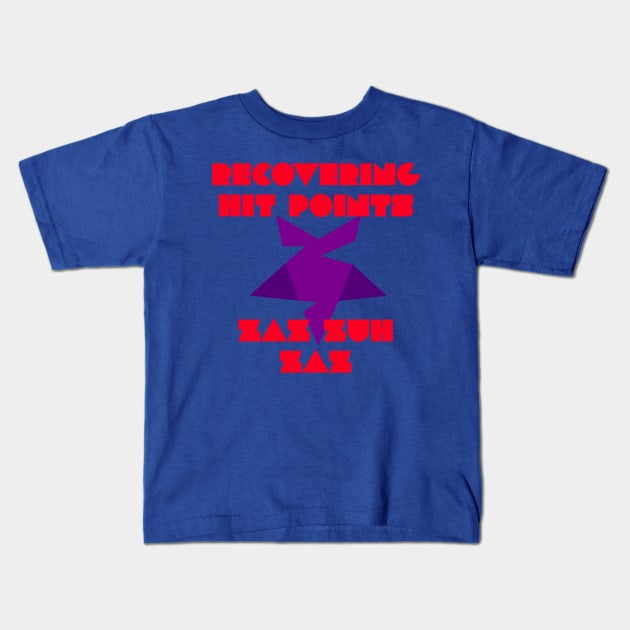Recovering Hit Points Kids T-Shirt by Elvira Khan